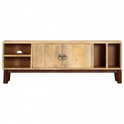 TV-Schrank 130 x 30 x 46 cm Massivholz Mango