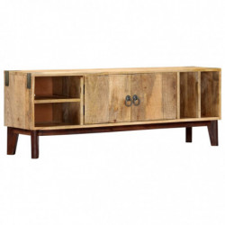 TV-Schrank 130 x 30 x 46 cm Massivholz Mango