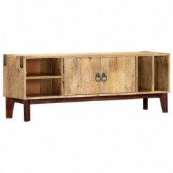 TV-Schrank 130 x 30 x 46 cm Massivholz Mango