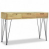 Konsolentisch 120 x 35 x 76 cm Teak Massiv