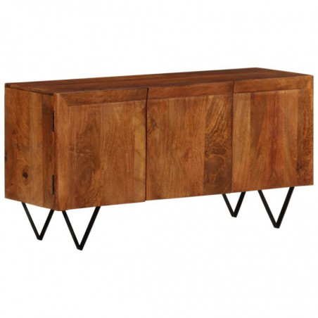 Sideboard 110x35x56 cm Massivholz Mango
