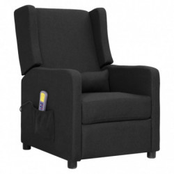 Massagesessel Schwarz Stoff