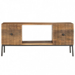 Couchtisch 90×45×40 cm Massivholz Mango