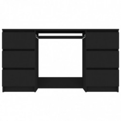 Schreibtisch Schwarz 140×50×77 cm Spanplatte
