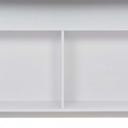 Bartisch mit 2 Tischplatten Weiß 130 x 40 x 120 cm