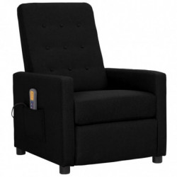 Massagesessel Schwarz Stoff