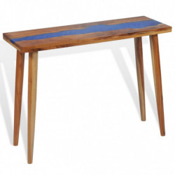 Konsolentisch Teak Harz 100 x 35 x 75 cm