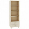 Highboard Honigbraun 60x35x180 cm Massivholz Kiefer