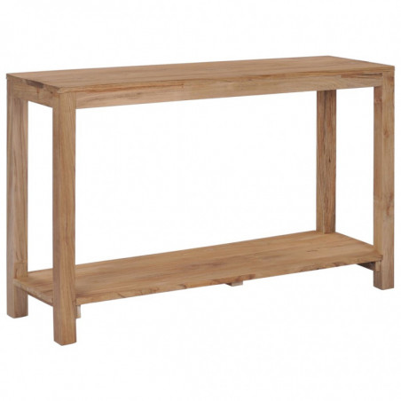 Konsolentisch 120×35×75 cm Teak Massivholz