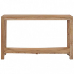 Konsolentisch 120×35×75 cm Teak Massivholz