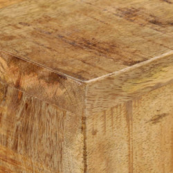 Konsolentisch 120x30x75 cm Raues Mangoholz