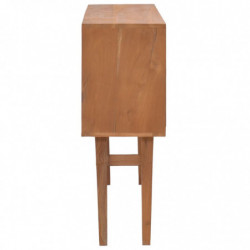 Konsolentisch 110x30x79 cm Teak Massivholz