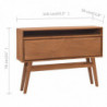 Konsolentisch 110x30x79 cm Teak Massivholz