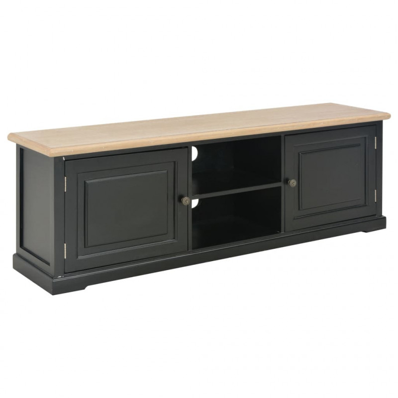 TV-Schrank Schwarz 120×30×40 cm Holz