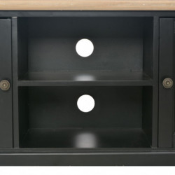 TV-Schrank Schwarz 120×30×40 cm Holz