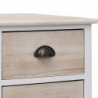 TV-Schrank 108x30x40 cm Massivholz Paulownia