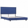 Bettgestell Blau Stoff 140x200 cm