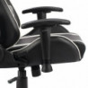 Gaming-Stuhl Drehbar Weiß PVC