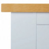 Konsolentisch 118x35x77 cm Massivholz Eiche