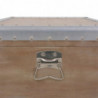 Aufbewahrungsbox Tannenholz Massiv 91x52x40 cm Braun