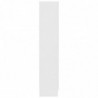 Vitrinenschrank Weiß 82,5x30,5x150 cm Spanplatte