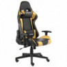 Gaming-Stuhl Drehbar Golden PVC