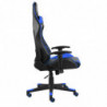 Gaming-Stuhl Drehbar Blau PVC