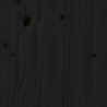 Massivholzbett Kiefer 160x200 cm Schwarz