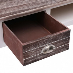 Schreibtisch Braun 110 × 45 × 76 cm Holz
