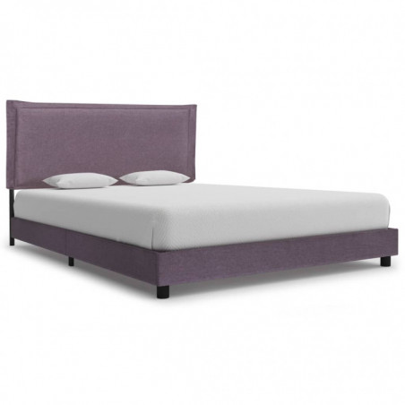 Bettgestell Taupe Stoff 120x200 cm