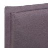 Bettgestell Taupe Stoff 120x200 cm