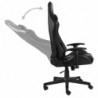 Gaming-Stuhl Drehbar Schwarz PVC