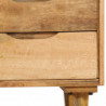 Nachttisch Mangoholz Massiv 40 x 30 x 59,5 cm