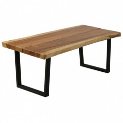 Couchtisch Massivholz Suar 102x54x41 cm