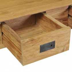 Konsolentisch Massivholz Teak 90×30×80 cm