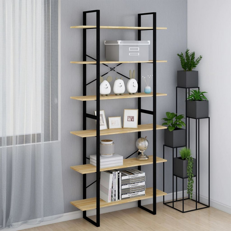Hochschrank 100x30x210 cm Massivholz Kiefer
