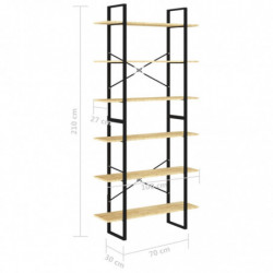 Hochschrank 100x30x210 cm Massivholz Kiefer