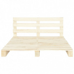 Palettenbett Massivholz Kiefer 160×200 cm