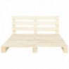 Palettenbett Massivholz Kiefer 160×200 cm