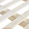 Palettenbett Massivholz Kiefer 160×200 cm