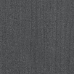 Bücherregal/Raumteiler Grau 60x35x167 cm Massivholz Kiefer