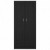 Kleiderschrank Schwarz 82,5x51,5x180 cm Spanplatte