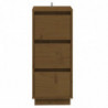 Sideboards 2 Stk. Honigbraun 32x34x75 cm Massivholz Kiefer