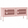 TV-Schrank Rosa 105x35x50 cm Stahl