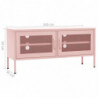 TV-Schrank Rosa 105x35x50 cm Stahl