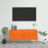 TV-Schrank Orange 105x35x50 cm Stahl