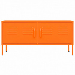 TV-Schrank Orange 105x35x50 cm Stahl