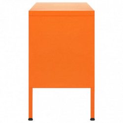 TV-Schrank Orange 105x35x50 cm Stahl