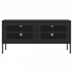 TV-Schrank Schwarz 105x35x50 cm Stahl