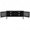 TV-Schrank Schwarz 105x35x50 cm Stahl